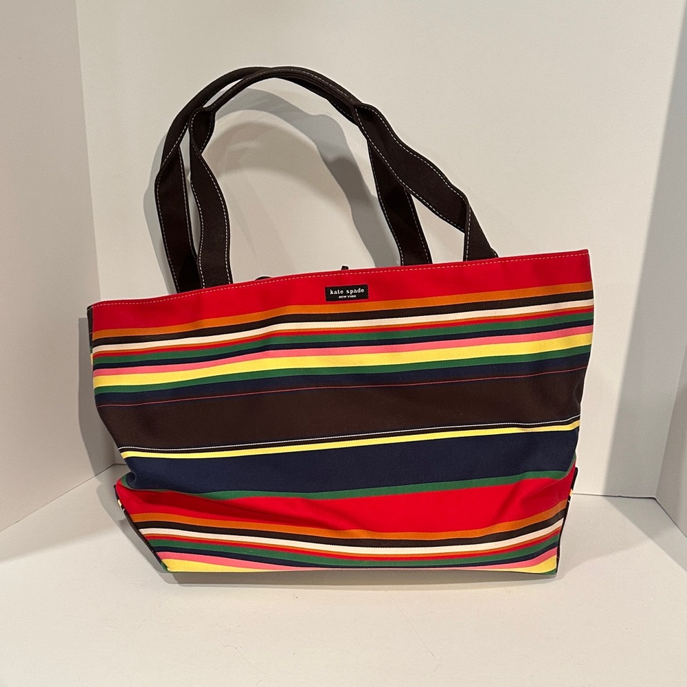 Kate Spade Vibrant Striped Tote